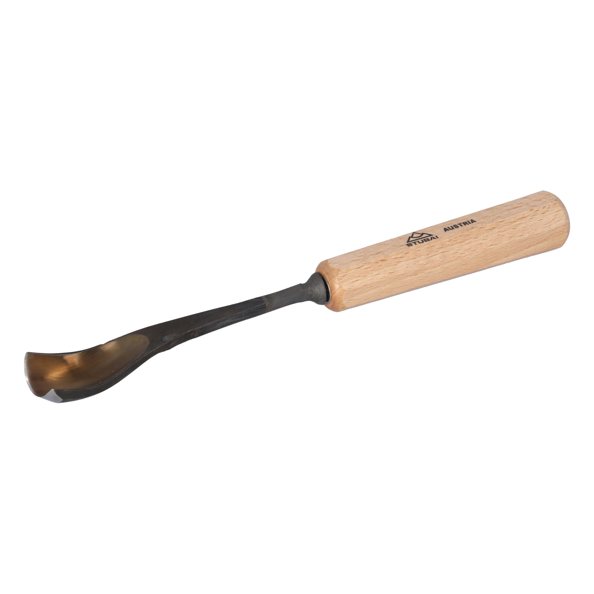 Stubai 523030 Type 30 with Wooden Handle Woodcarving Chisel, Gold/Beige, 30 mm