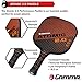 Gamma Sports 2.0 Pickleball Paddle: Mens and Womens Textured Fiberglass Face Pickle-Ball Racquet - Indoor and Outdoor Racket: Atomic Orange, ~8 oz, One Size