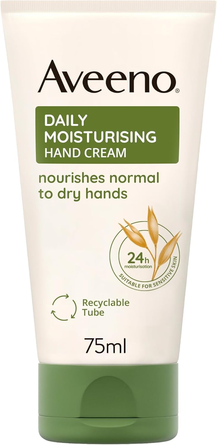 Aveeno Daily Moisturising Hand Cream 75ml Hydrating Oat Formula Sensitive Skin