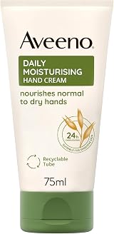 Aveeno Daily Moisturising Hand Cream 75ml Hydrating Oat Formula Sensitive Skin
