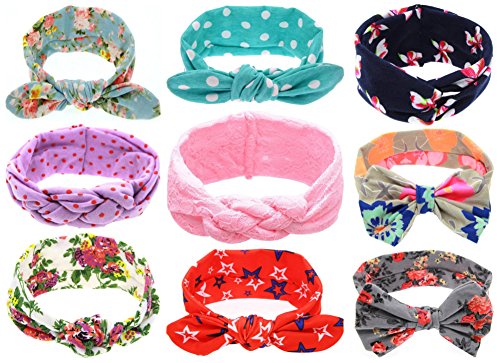 Qandsweet baby adjustable headbands girls hair accessor…