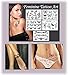 Temporary Tattoo Factory Tramp Stamp Naughty & Nice Tattoos, Long Lasting - Sexy, Realistic Fake Adult Temporary Tattoos for Women's Hip, Lower Back, Thigh, Arm Tramp Stamp - (40 Pack)