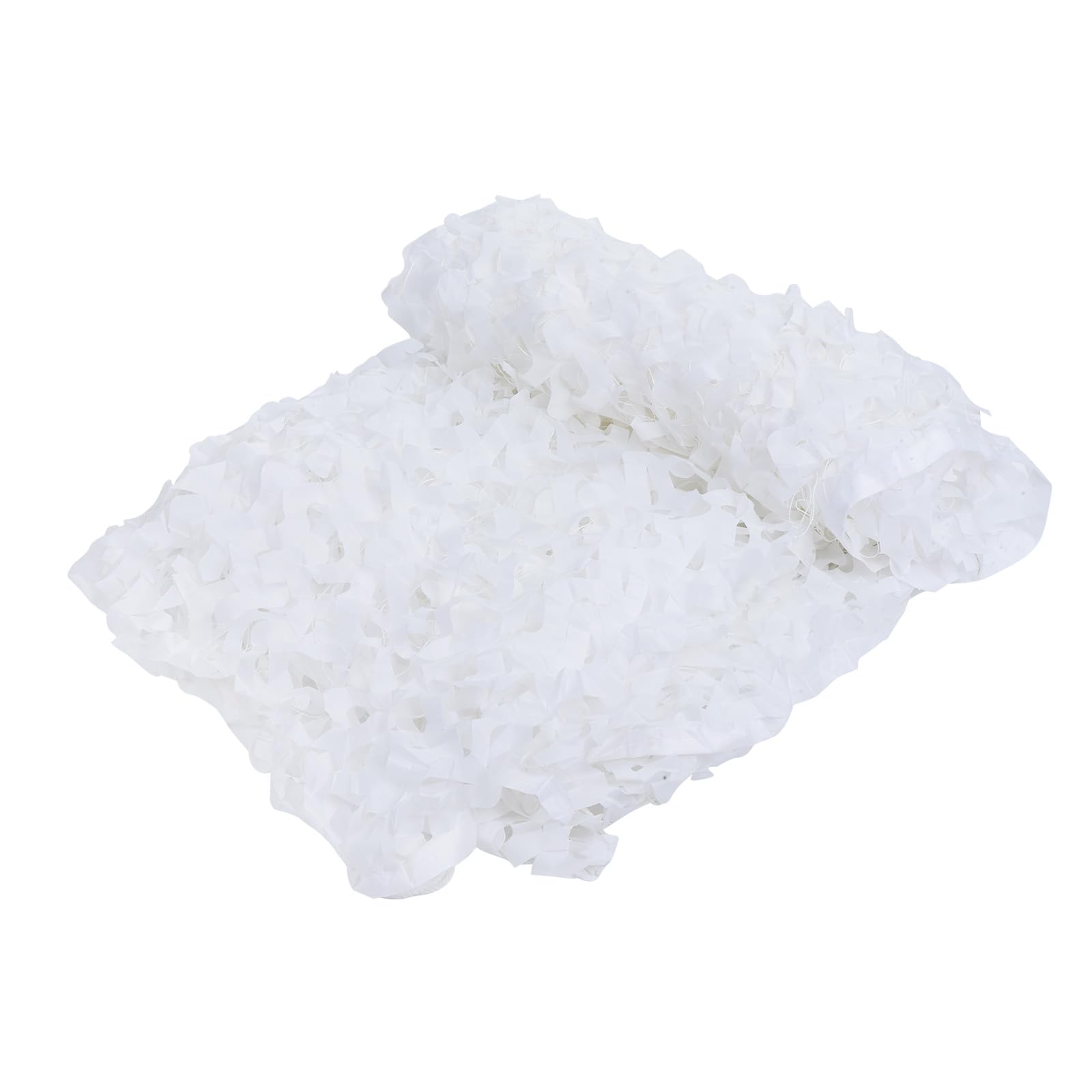 M METERXITY 1 Pack Camo Netting Mesh - Shooting Camouflage Net, 210D Sunshade Mesh Net, Apply to Outdoor/Garden/Camping/Hunting (9 x 6 Feet, White)