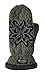 Bruceriver Women Snowflake Knit Mittens with Warm Thinsulate Fleece Lining (Taupe Grey, L)