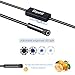 Wireless Endoscope for Android and iPhone, Slopehill WiFi Borescope Inspection Camera 1200P HD 2MP, Semi-Rigid Snake with Telescopic Rod, Waterproof, for Smartphone, Tablet, PC - 11.5F