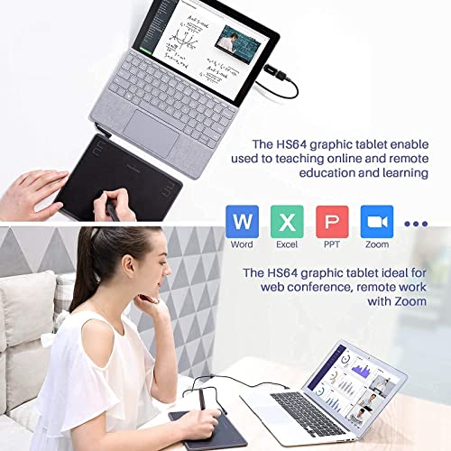 Huion Hs64 Android Tablet With Pressure Sensitive Pen Huion HS64