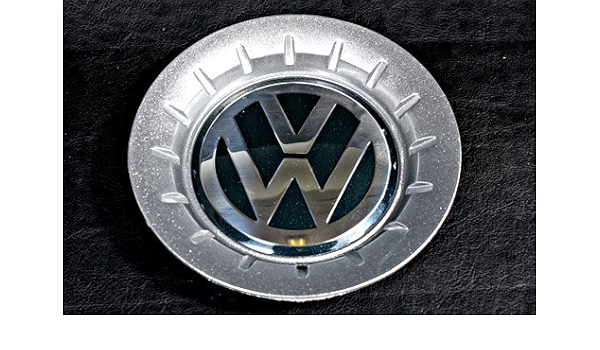 Volkswagen Genuine aleación Rueda Center Hub, Cromado/Gris ...