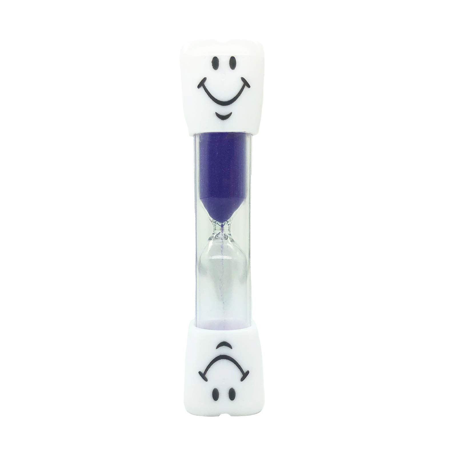 AKORD Children’s Sandglass Timer for Brushing Teeth, Toothbrush Timer, Purple, 2 Minutes
