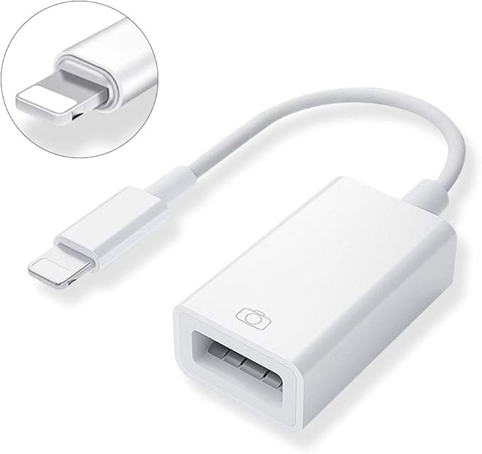 USB→Lightning変換アダプタ
