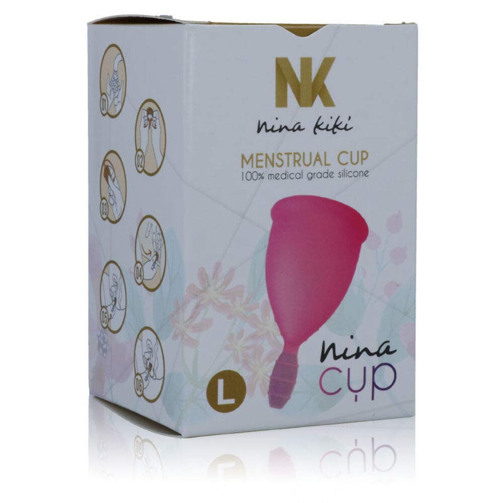 Nina Kikí Menstrual Cup, Size L, Pink – 100 g