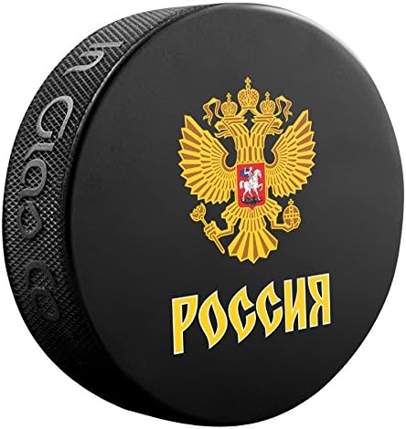 2016 World Cup of Hockey Team Russia Logo Souvenir Hockey Puck