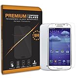 S4 SCREEN PROTECTOR, NUE DESIGNS TM [Samsung Galaxy S4 i9500] - 9h Hardness Premium Tempered Glass Screen Protector Real Explosion-Proof/Anti-Scratch/Anti-Shatter/Oleophobic Coating/Ultra Clear [1-Pack]