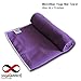 Hot Yoga Mat Towel and Hand Towel Set of 2-100% Microfiber, Non Slip, Super Absorbent, Ideal as Bikram, Ashtanga