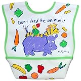 Dex Dura Bib Large for Ages 6 - 24 Months - Don't Feed the Animals