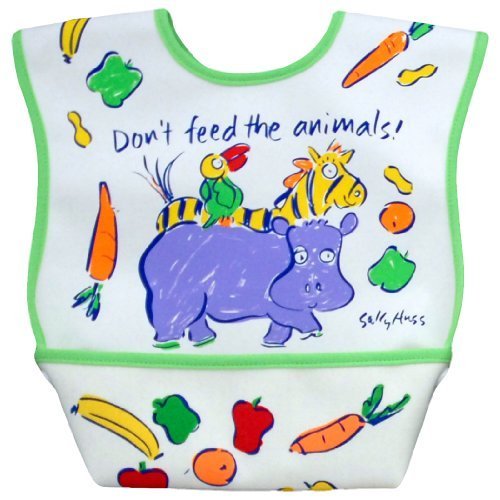 Dex Dura Bib Large for Ages 6 - 24 Months - Don't Feed the Animals