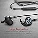 TaoTronics Active Noise Cancelling Headphones, Wired Earphones in Ear Corded Earbuds with 15 Hours Playtime and Built-in Microphone (Noise Reduction, Aluminum Alloy Construction, Gold-Plated Jack)