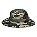 Crytech Button Packable Bucket Hat Fishing Sun Boonie Hat Breathable Wide Brim Summer Uv Protection Safari Cap Foldable Outdoor Fisherman Hunting Mountaining Hat for Women Men (Green)thumb 1