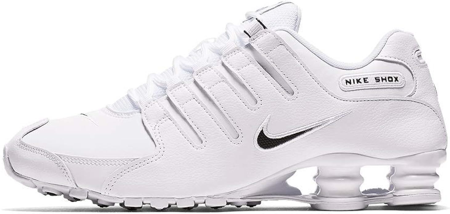 nike shox nz black and white
