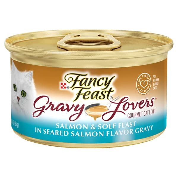 FANCY FEAST GRAVY LOVERS SALMON & SOLE FEAST...