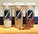 24 Small and Large Mason Jar Chalkboard Labels with White Chalkboard Marker for Organizing Your Home and Kitchen - Perfect for Your Glass and Plastic Jars with Easy Identification