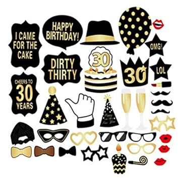Hitsan Incorporation Yoriwoo 30th Birthday Photo Booth Props Men