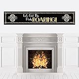 Roaring 20's - 1920s Art Deco Jazz Decorations Party Banner