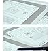 Loghot Set of 3 Creative Stainless Steel Draft Drawing Sketch Stencil Paper Kit for iPad UI Design Template (Stencil Kit + Sketch Pad + Pencil)