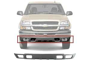 Next AutoPart Front Bumper Lower Valance Air Deflector w/Fog Hole Compatible with 2003-2007 Chevy Silverado Classic 1500 2500 3500 HD, Replacement for GM1092173 10367213