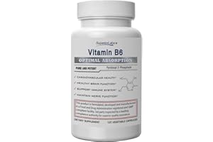 Superior Labs — Best Vitamin B6 Dietary Supplement — 50 mg Dosage,120 Vegetable Capsules —Supports Immune System Health — Healthy Brain Function — Cardiovascular Health Support