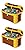 Beistle Inflatable Treasure Chest Cooler