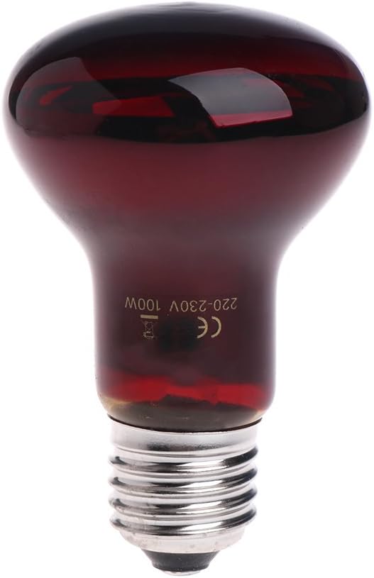 Qupida Basking Spot Lamp 25/50/75/100 WATT UVA UVB Mercury Vapor Bulb/Lamp/Light for Reptile and Amphibian Use