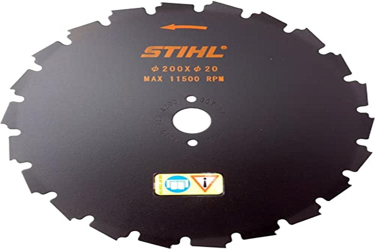 Stihl 41197134200 Circular Saw Blade 200 mm 20 mm for FS 260-490, 4119 713 4200, Multi-Coloured