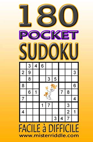 180 SUDOKU - POCKET - FACILE à DIFFICILE (French Edition) by Mister Riddle