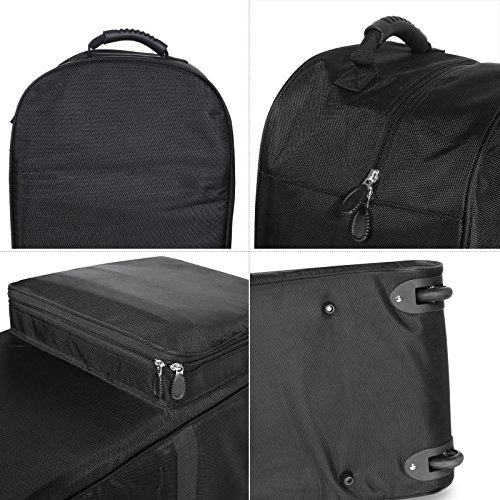 Fashine Wheeled Golf Bag Travel Cover Soft Sided