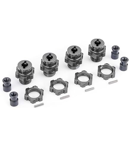 Amazon.com: Traxxas 9086-RED - 17mm Aluminum Wheel Hubs/Hex