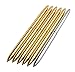 Juvale Ballpoint Pens Bulk - 6-Pack Metal Ballpoint Pens, 0.7mm Fine Point, Business Pens for Personal, or Business Use, 5 Gold, 1 Silver, Storage Case Included