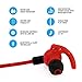 Jarv NMotion EXCEL Sport Wireless Earbuds. Sweatproof and Water Resistant - Durable In-Ear Bluetooth Running Headphones with Premium HD Sound - Red