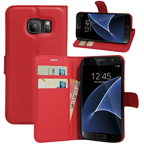 Galaxy s7 case, fettion premium pu leather wallet cases…