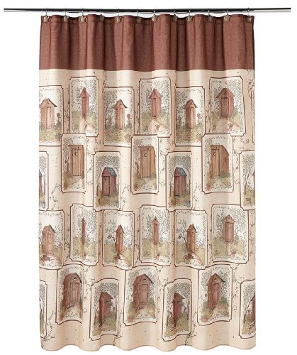 Saturday Knight Outhouses Shower Curtain Amazon In Home Kitchen
