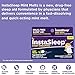 InstaSleep Mint | Drug-Free Sleep Aid | Fast Dissolve-in-Mouth Tablets | Non-Habit Forming