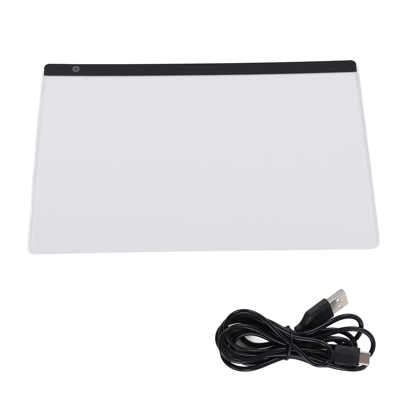 A2 Light Drawing Pad, 3 Level Brightness Adjustment Tracing Light Box, USB Powered LED Light Sketch Pad for Sketching Animation Stencilling