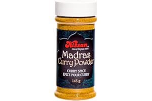Kissan Madras Curry Powder 145 g ~ Quick & Easy Authentic Indian Spice Blend for Vegetarian & Non-Vegetarian Cooking