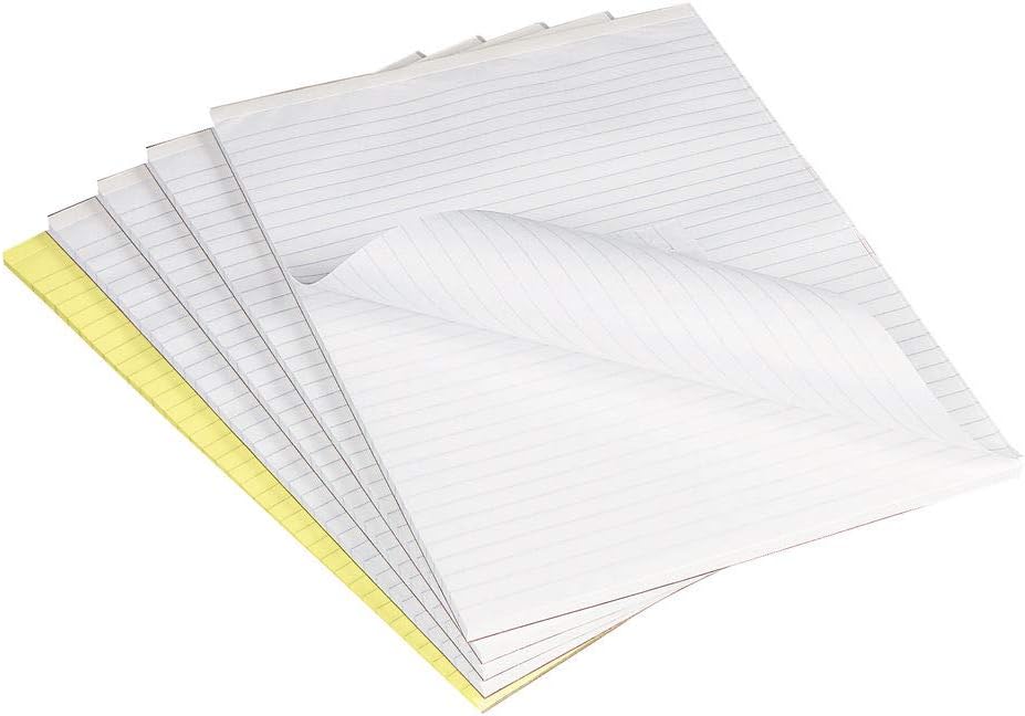 Q-Connect Feint Ruled Board Back Memo Pad 160 Pages A4 (Pack of 10) -A, White, 80 Leaf
