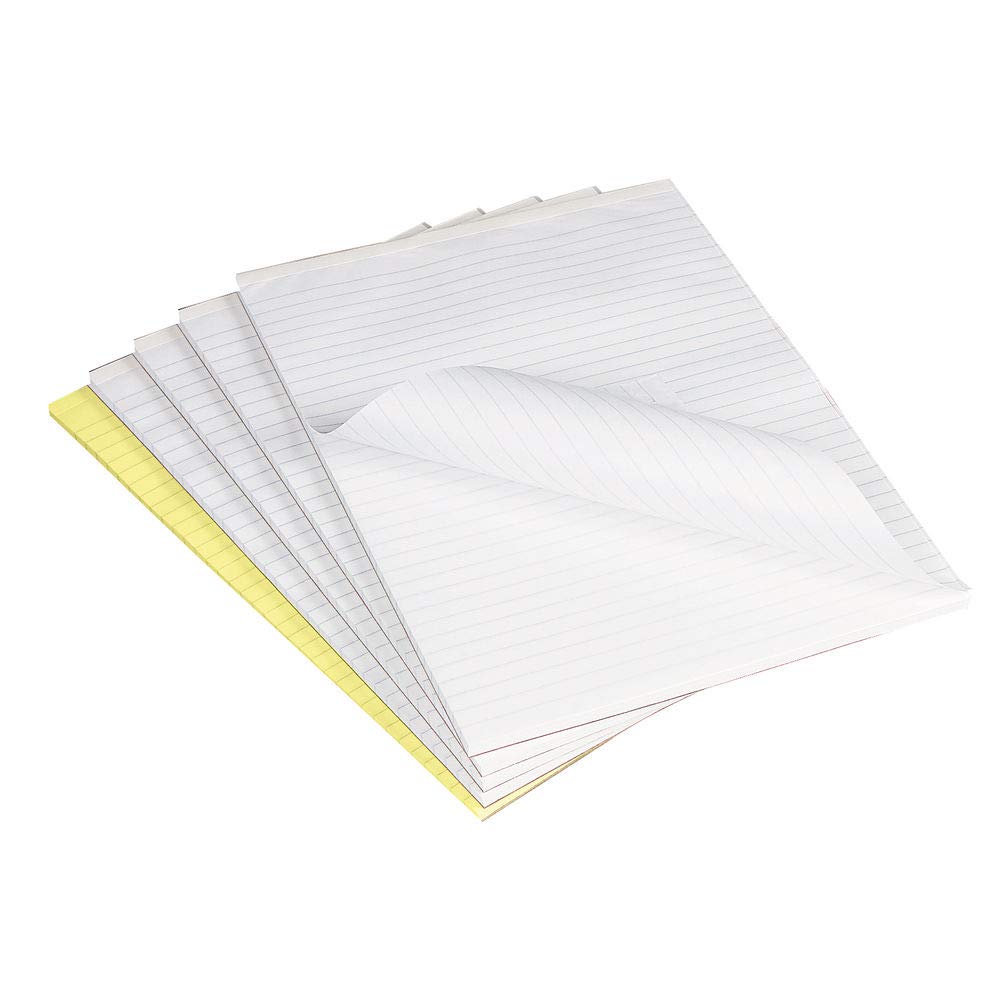 Q-Connect Feint Ruled Board Back Memo Pad 160 Pages A4 (Pack of 10) -A