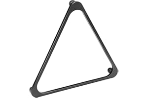 MoyanSuper Aluminum Alloy Pool Ball Rack Billiard Ball Triangle Rack for 2-1/4" Pool Balls, Pool Table Ball Holder Positioning Rack