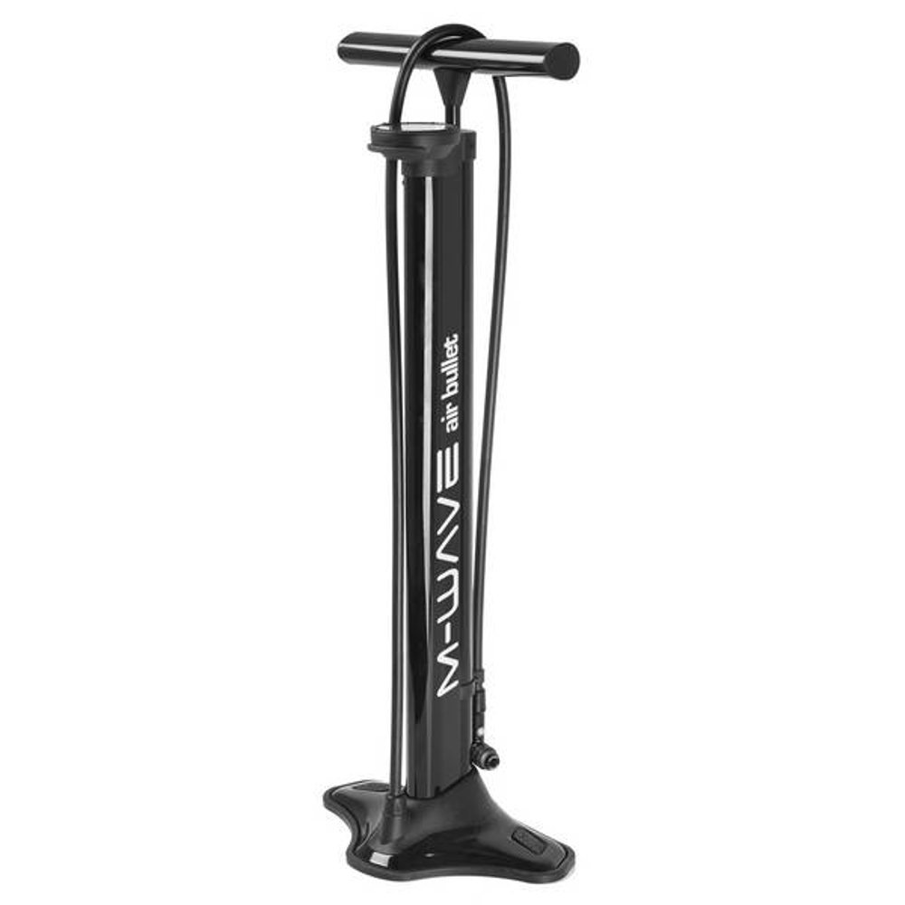M-Wave Unisex Adult Air Bullet Floor Pump - Black, One Size