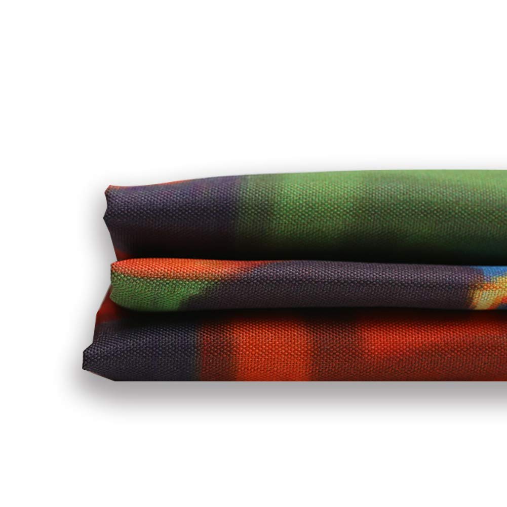 Amor Colorful Turkey Decorative Double Sided Garden Flag 12.5 x 18 Inch, Thanksgiving Holiday Decor Garden Flag