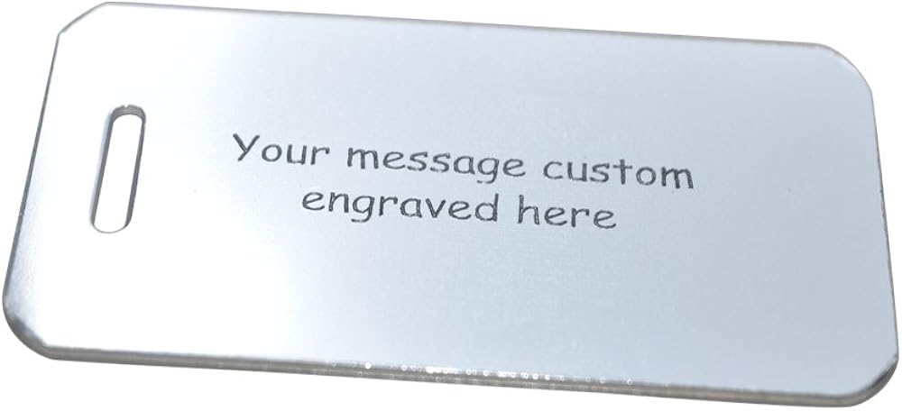 anodized aluminum luggage tags