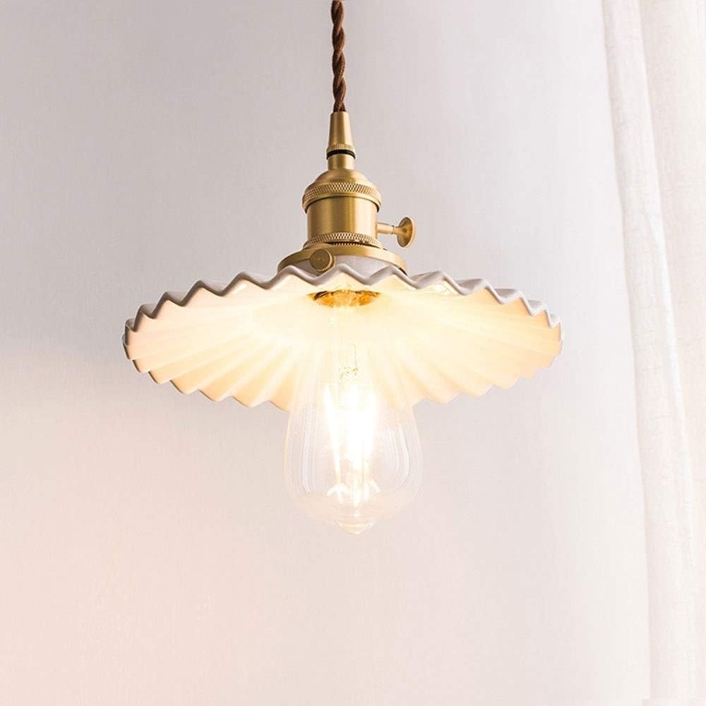 Dulg Japanese Style Led Ceiling Light Cover Hand Woven Brass