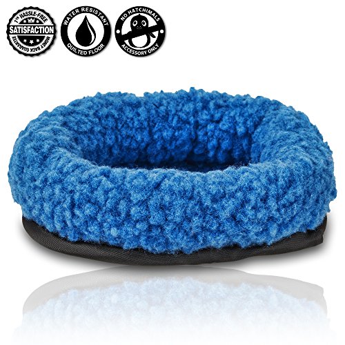 UPC 650066986055, For Hatchimals - EggHead Bed Nest Nesting 6.5&quot; Fleece Egg Holder Accessories- For Use With All Hatchimals Eggs - Blue